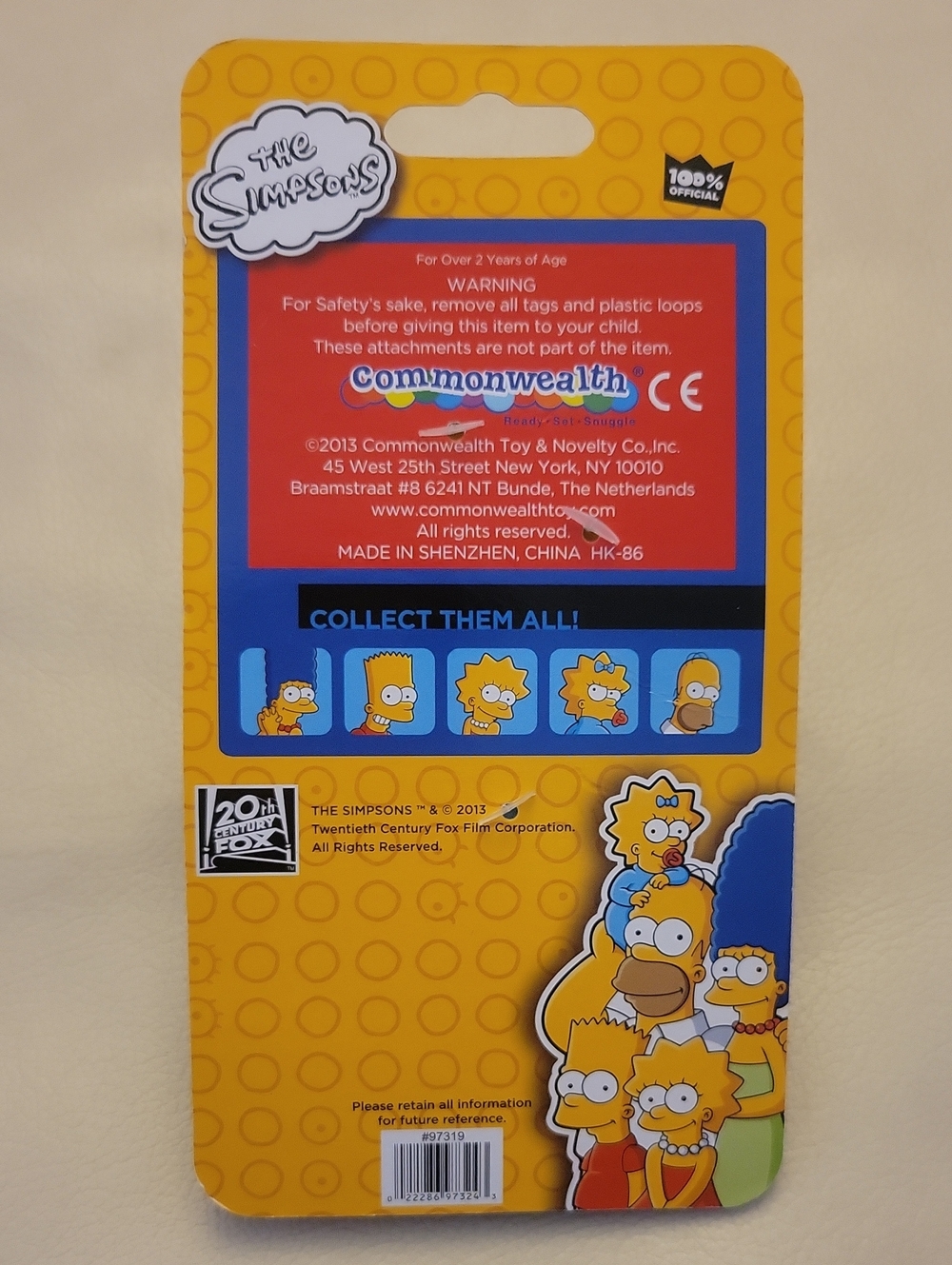 Maggie SIMPSON Plush BackPack Or Key Clip - Picture 2 of 4